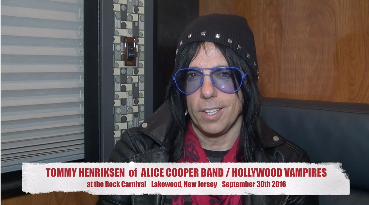 Tommy Henriksen Of Alice Cooper Band / Hollywood Vampires